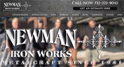 Desktop Screenshot of newmanironworks.com